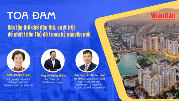 Tọa đàm Luật Thủ đô (sửa đổi): Xác lập thể chế đặc thù, vượt trội để phát triển Thủ đô trong kỷ nguyên mới