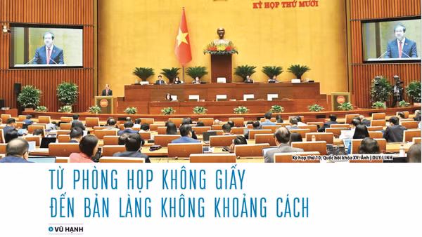 Từ phòng họp không giấy đến bản làng không khoảng cách