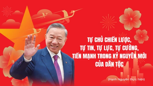 Tự chủ chiến lược, tự tin, tự lực, tự cường, tiến mạnh trong kỷ nguyên mới của dân tộc
