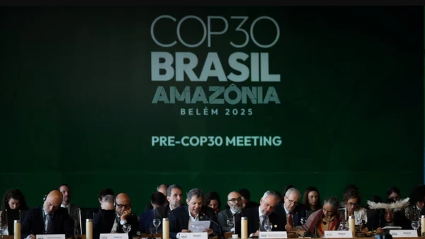 Ảnh minh họa: Cuộc họp chuẩn bị cấp bộ trưởng trước thềm Hội nghị thượng đỉnh về khí hậu COP30, tại Brasilia, Brazil vào ngày 13/10/2025. (Ảnh: Reuters)