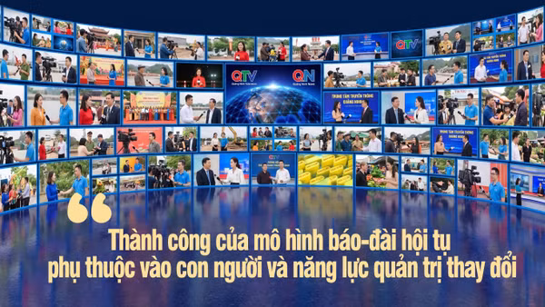 Thành công của mô hình báo-đài hội tụ phụ thuộc vào con người và năng lực quản trị thay đổi