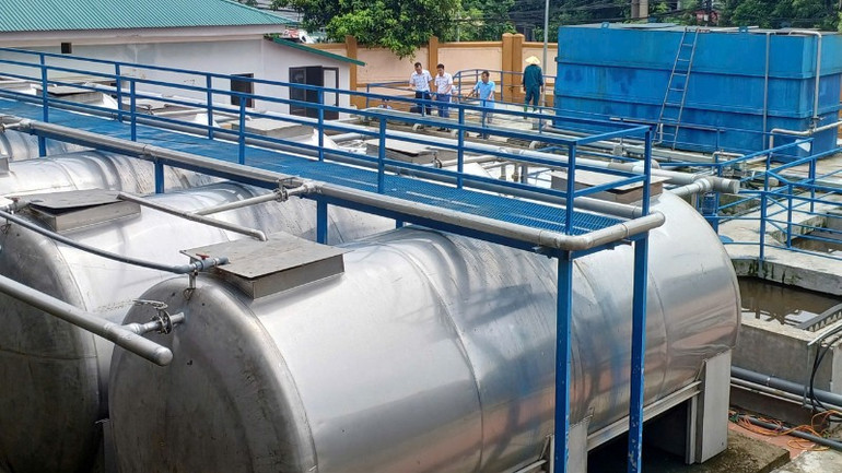 Zona de epurare a apelor uzate de la Spitalul General Phu Tho. z7193580129625-bd5df976ea4aac6eb6294e255f9c2896-8347.jpg