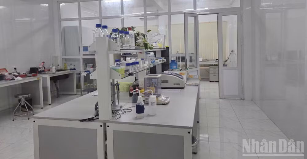 Bên trong Trung tâm Ứng dụng khoa học và công nghệ tỉnh Quảng Ngãi.