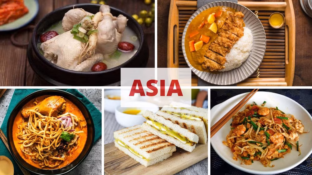 Một vài món ăn đặc sản địa phương tại từng điểm đến quốc tế. (Ảnh: agoda.com)