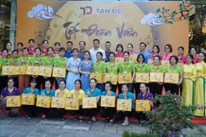 Tết Trung thu là dịp để Công ty Tân Đệ (tỉnh Thái Bình) tri ân người lao động. (Ảnh: CTV)