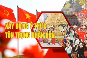 Xây dựng ý thức tôn trọng nhân dân