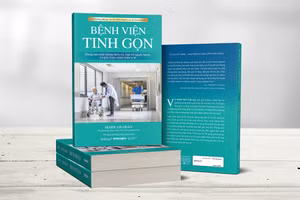 Cuốn sách "Bệnh viện tinh gọn - Nâng cao chất lượng dịch vụ, bảo vệ người bệnh và giữ chân nhân viên y tế". (Ảnh: Omega Plus)