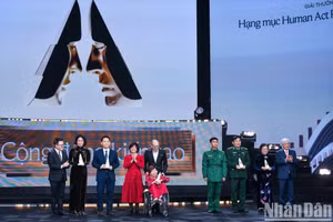 5 dự án xuất sắc giành Giải Human Act Prize. (Ảnh: THÀNH ĐẠT)