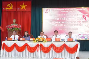 Quang cảnh Hội thảo. (Ảnh: TTXVN)