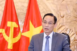 Trưởng Ban Đối ngoại Trung ương Lê Hoài Trung. (Ảnh: Phương Hoa/TTXVN)