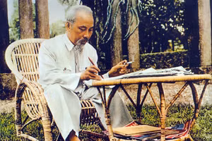 Chủ tịch Hồ Chí Minh. Ảnh tư liệu