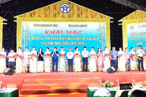 Khai mạc Sự kiện Giới thiệu sản phẩm OCOP gắn với văn hoá các tỉnh Đồng bằng sông Hồng. 