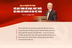 Đồng chí Nguyễn Phú Trọng với quá trình bổ sung, phát triển mô hình chủ nghĩa xã hội