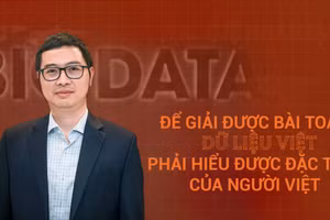 Để giải được bài toán dữ liệu Việt phải hiểu được đặc tính của người Việt