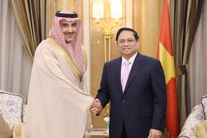 Thủ tướng tiếp GIám đốc điều hành Quỹ Phát triển Saudi Arabia.