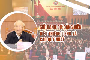 Giữ danh dự đảng viên: Điều thiêng liêng và cao quý nhất