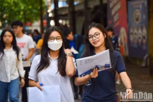 Thí sinh tại kỳ thi tốt nghiệp THPT 2023 (Ảnh: THÀNH ĐẠT)