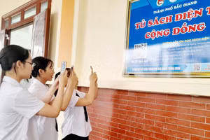 Nhiều tủ sách điện tử được triển khai tại thành phố Bắc Giang.