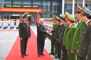 Tổng Bí thư, Chủ tịch nước Nguyễn Phú Trọng dự Hội nghị Công an toàn quốc lần thứ 74.