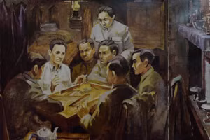 Hội nghị thành lập Đảng Cộng sản Việt Nam năm 1930. Ảnh: PHAN KẾ AN