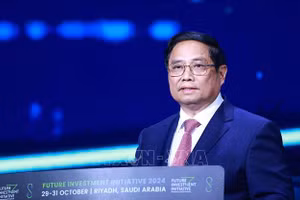 Thủ tướng Phạm Minh Chính dự Hội nghị Sáng kiến đầu tư tương lai lần thứ 8 (FII8). (Ảnh: Dương Giang/TTXVN)