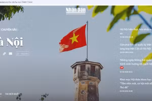 Chuyên đề đặc biệt về ngày Giải phóng Thủ đô trên Báo Nhân Dân