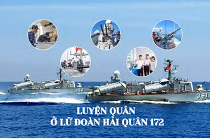 Luyện quân ở Lữ đoàn Hải quân 172