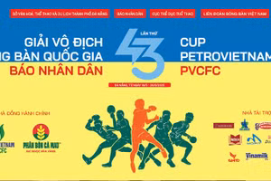 Giải vô địch bóng bàn quốc gia Báo Nhân Dân lần thứ 43 thành công tốt đẹp