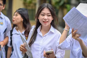 Thí sinh tham dự kỳ thi tốt nghiệp trung học phổ thông năm 2023. (Ảnh: Thành Đạt)