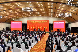 Quang cảnh chương trình. (Ảnh: Đăng Khoa)