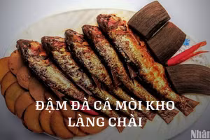 Đậm đà cá mòi kho làng chài 