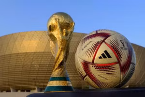 Al Hilm - trái bóng chính thức của vòng bán kết và trận chung kết FIFA World Cup 2022. (Ảnh: FIFA)