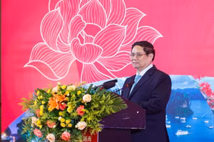 Thủ tướng Phạm Minh Chính phát biểu ý kiến tại Chương trình. (Ảnh: Nhật Bắc/VGP)