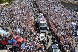 [Ảnh] Argentina: Hàng triệu người hâm mộ chào đón những người hùng vô địch World Cup