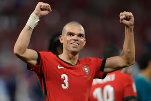 Pepe ăn mừng chiến thắng của Bồ Đào Nha trước Cộng hòa Séc. (Ảnh: EURO 2024) 