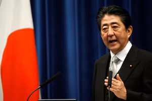 Ông Abe Shinzo, lúc đương nhiệm Thủ tướng Nhật Bản. (Ảnh: Reuters) 