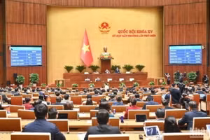 Kỳ họp bất thường lần thứ 9, Quốc hội khóa XV quyết đáp nhiều vấn đề cấp bách, khẩn trương đáp ứng kỳ vọng của cử tri và nhân dân. Ảnh: DUY LINH