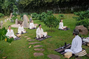 Trải nghiệm thực hành Thiền tại vườn Zen trong Khu đô thị thành phố Cà-phê.
