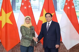 Quan hệ Đối tác chiến lược Việt Nam-Singapore sâu rộng và thực chất