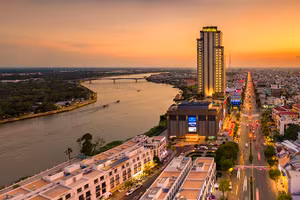 Một góc thành phố Cần Thơ. (Ảnh: NGUYỄN HỮU THÀNH)