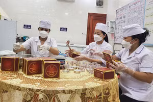Cơ sở chế biến nhung hươu Hiền Ngọc tại xã Sơn Giang, huyện Hương Sơn (Hà Tĩnh).