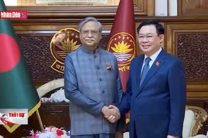Chủ tịch Quốc hội hội kiến với Tổng thống Bangladesh
