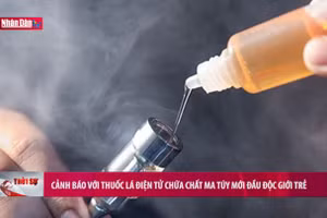 Cảnh báo với thuốc lá điện tử chứa chất ma túy mới đầu độc giới trẻ