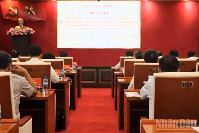 Toàn cảnh hội nghị. (Ảnh: Vũ Tân)