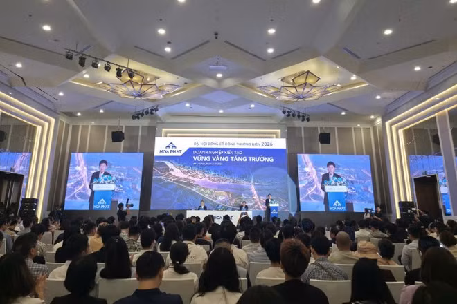 Đại hội đồng cổ đông thường niên năm 2026 của Tập đoàn Hòa Phát thu hút sự quan tâm tham dự của gần 1.000 cổ đông.