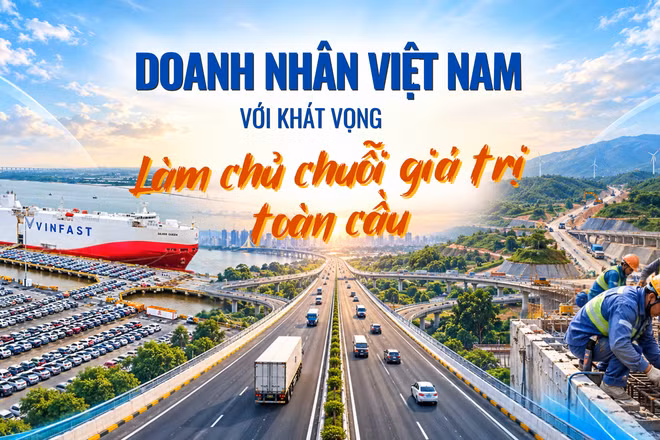 Doanh nhân Việt Nam với khát vọng làm chủ chuỗi giá trị toàn cầu