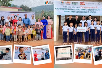 Trong 6 tháng đầu năm 2026, Quỹ Kiến tạo ước mơ đã triển khai các chương trình hỗ trợ giáo dục tại 6 tỉnh, thành phố.