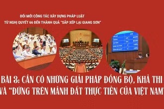 Cần có những giải pháp đồng bộ, khả thi và “đứng trên mảnh đất thực tiễn của Việt Nam”