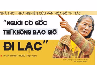 Nhà thơ - Nhà nghiên cứu văn hóa Đỗ Thị Tấc: "Người có gốc thì không bao giờ đi lạc"