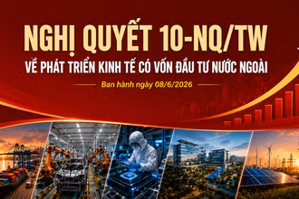 [Interactive] Nghị quyết số 10-NQ/TW của Bộ Chính trị về phát triển kinh tế có vốn đầu tư nước ngoài